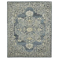 Nucia Denim Blue Hand-Tufted Area Rug, 8x10