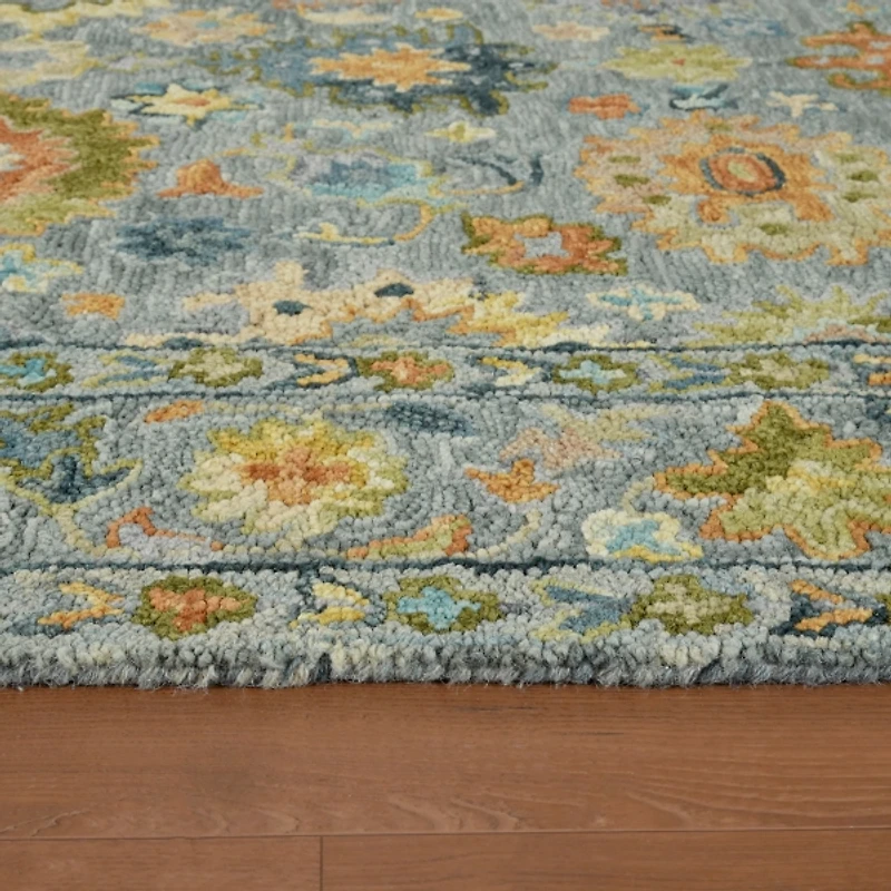 Jackson Gray Hand-Tufted Area Rug, 5x7