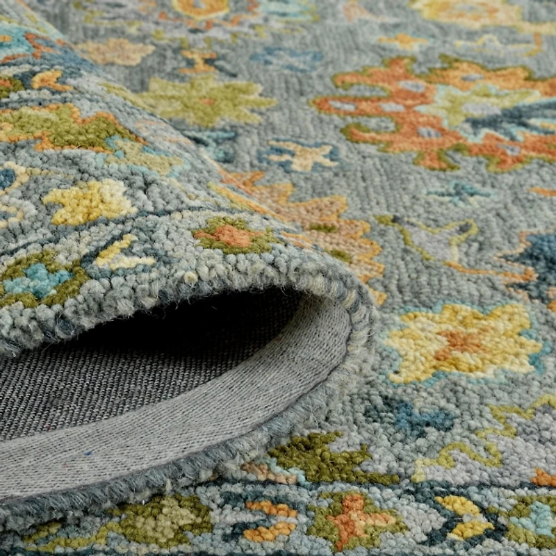 Jackson Gray Hand-Tufted Area Rug, 5x7