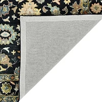 Jackson Black Hand-Tufted Area Rug, 5x7