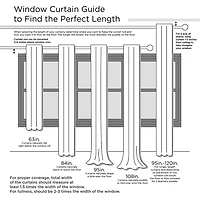 Imani Cream Chenille Stripe Curtain Panel, 95 in.