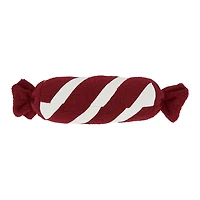 Red and White Candy Roll Pillow