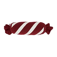 Red and White Candy Roll Pillow