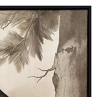 Stoic Owl Framed Canvas Art Print