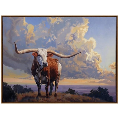 Country Hill Monarch Framed Canvas Art Print