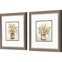 Earthy Garden Framed Art Prints, Set of 2