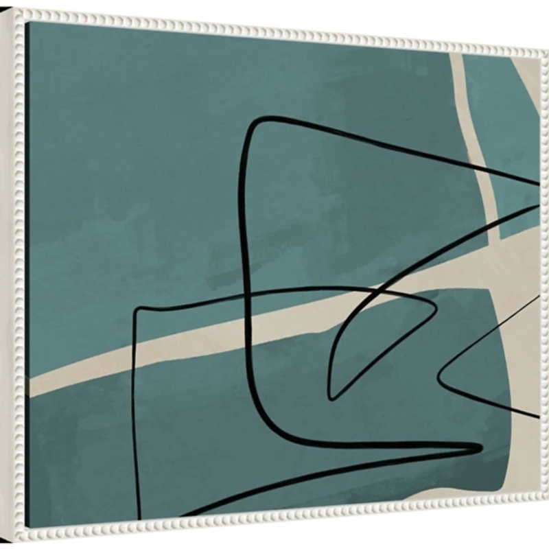 Different Strokes Framed Canvas Art Print