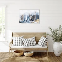 Tranquil Forest Framed Canvas Art Print