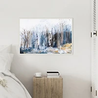 Tranquil Forest Framed Canvas Art Print