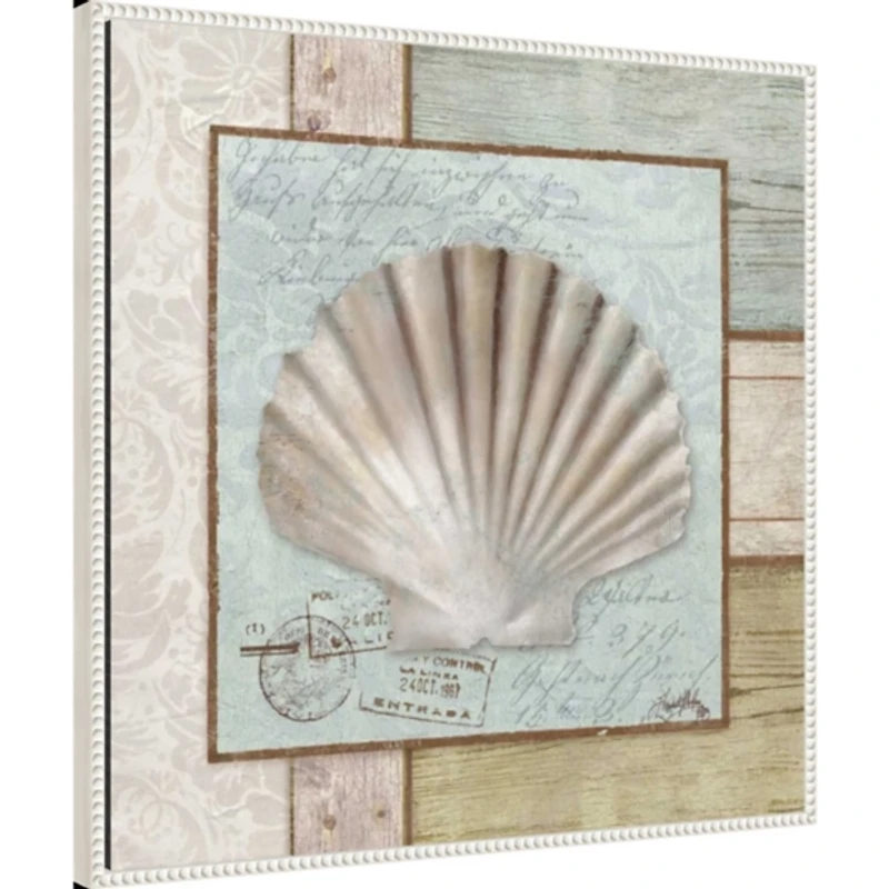 Traveling by Sea I Framed Canvas Art Print