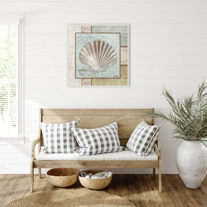 Traveling by Sea I Framed Canvas Art Print