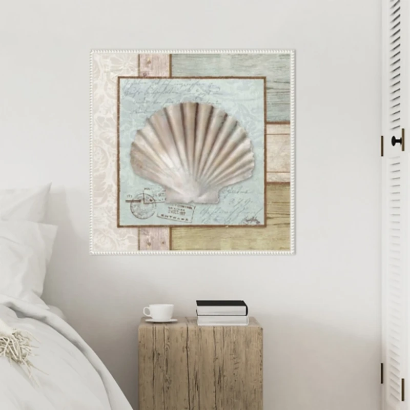 Traveling by Sea I Framed Canvas Art Print