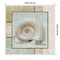 Traveling by Sea II Framed Canvas Art Print