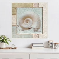 Traveling by Sea II Framed Canvas Art Print