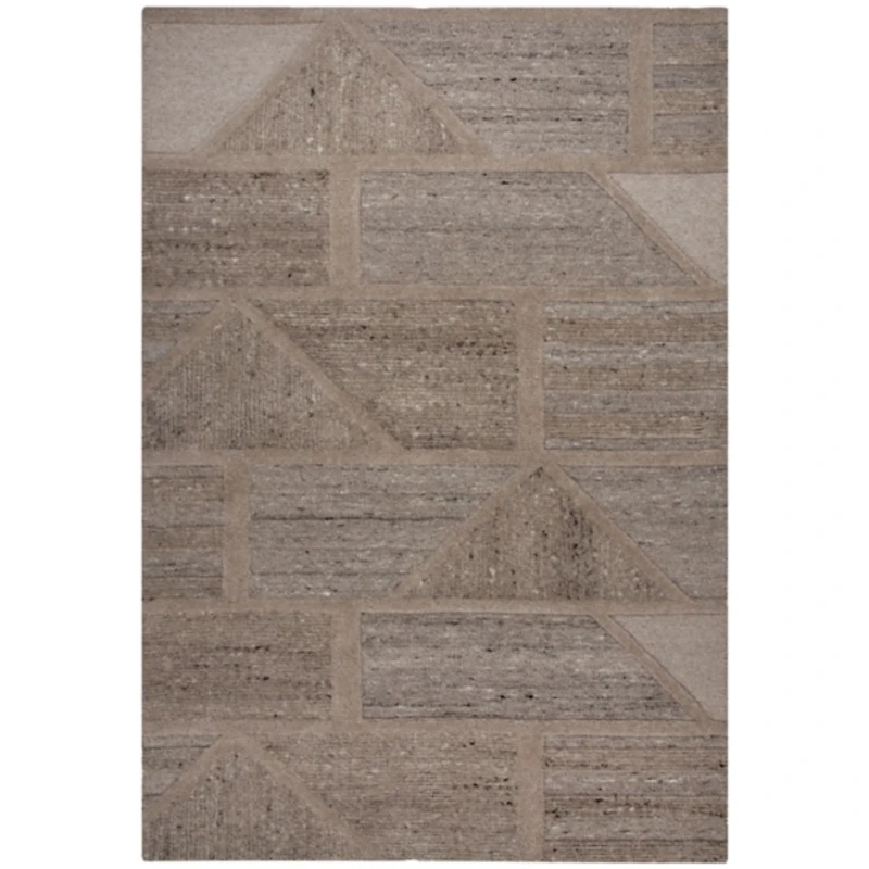 Geometric Lofton Wool Area Rug