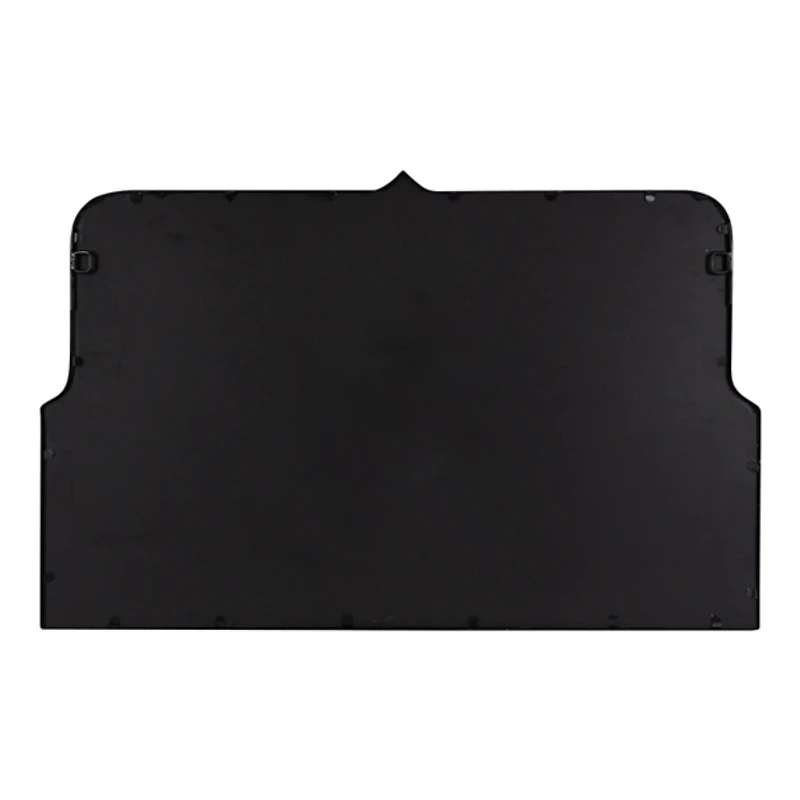 Antique Gold Metal Wide Arched Wall Mirror