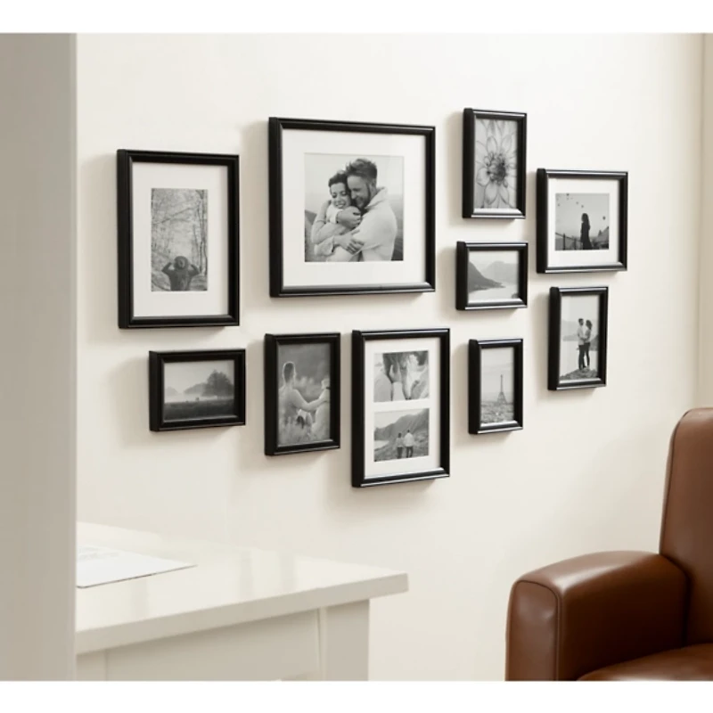 Glam Black 10-pc. Gallery Wall Frame Set