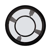 Black Metal & Glass Ravalli Drink Table