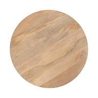 Natural Mango Wood Round Kershaw Coffee Table