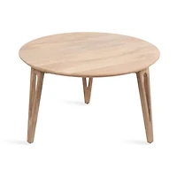Natural Mango Wood Round Kershaw Coffee Table