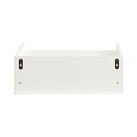 Distressed White Drawer Kitt Floating Side Table