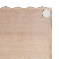 Natural Wood Fluted Lissi Rectangular Serving Tray