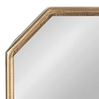 Wardelle Antique Gold Mirrored Taper Candle Sconce