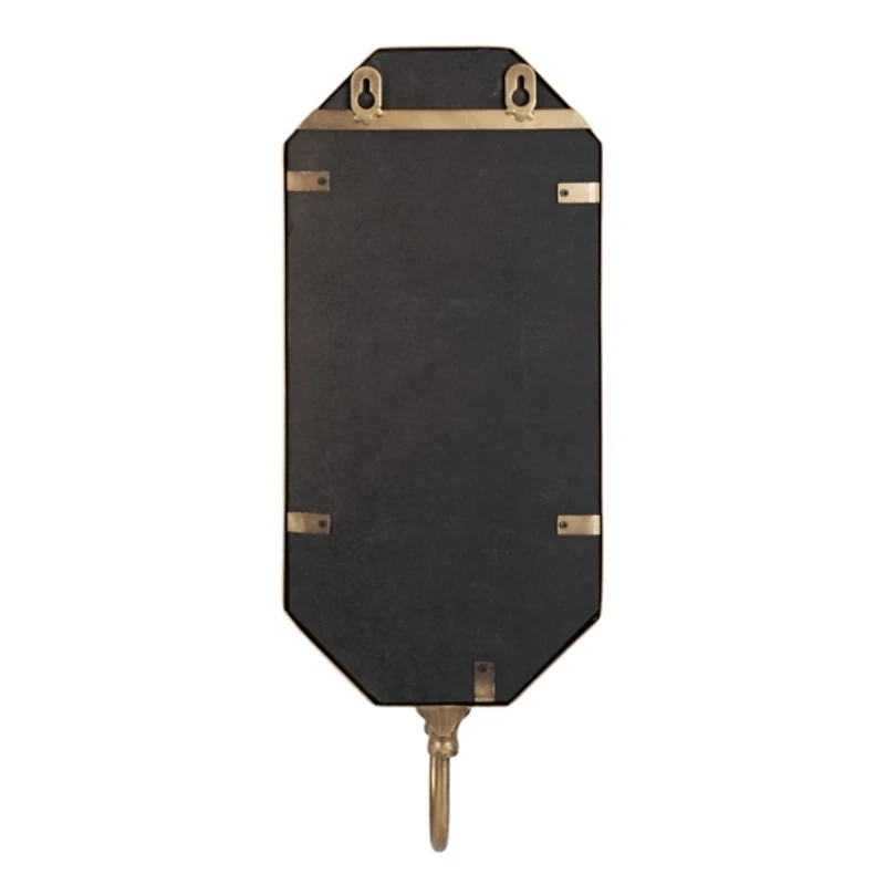 Wardelle Antique Gold Mirrored Taper Candle Sconce