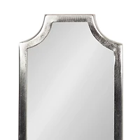 Ciel Silver Mirrored Pillar Candle Sconce