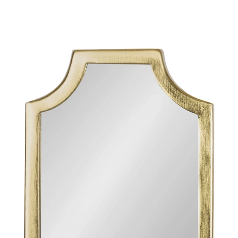 Ciel Gold Mirrored Pillar Candle Sconce