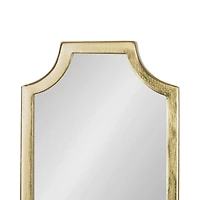 Ciel Gold Mirrored Pillar Candle Sconce