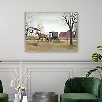 Goin To Market Framed Canvas Art Print