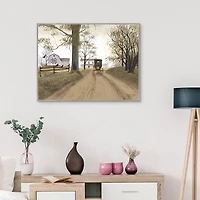 Headin' Home Framed Canvas Art Print