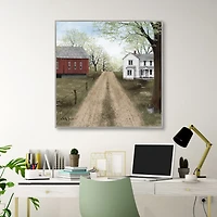 Warm Spring Day Framed Canvas Art Print