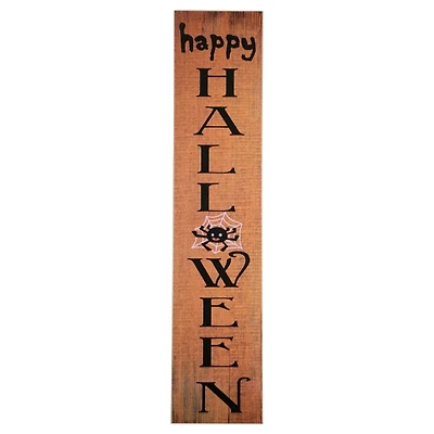 Happy Halloween Spider Porch Board