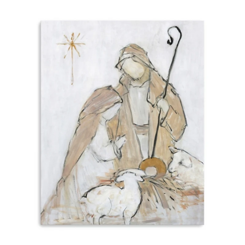 Holy Night Family Canvas Art Print