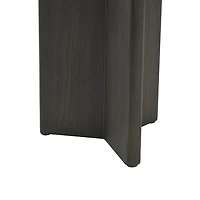 Black Wood Modern Accent Tables, Set of 2