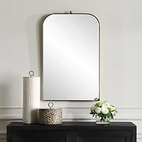 Brass Cassidy Arch Wall Mirror