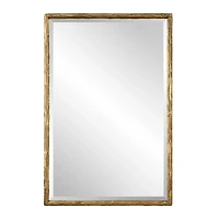 Sutton Distressed Gold Frame Wall Mirror