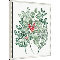 Classic Holly Framed Canvas Art Print