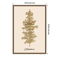 Oh Tannenbaum Framed Canvas Art Print