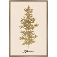 Oh Tannenbaum Framed Canvas Art Print