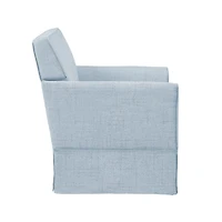 Light Blue Slipcover Armchair