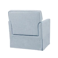 Light Blue Slipcover Armchair