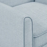 Light Blue Slipcover Armchair