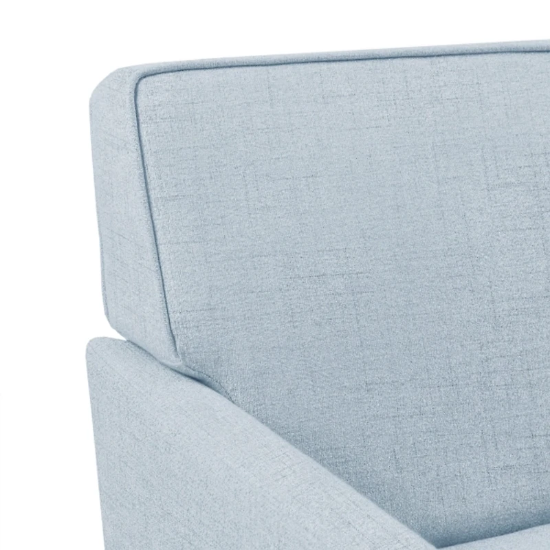 Light Blue Slipcover Armchair