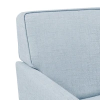 Light Blue Slipcover Armchair