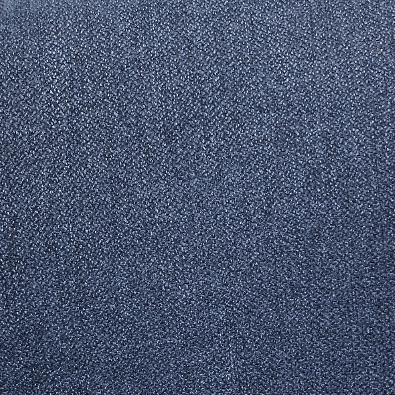 Blue Cut-Out Pecan Wood Dining Chairs, Set of 2