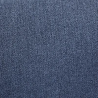 Blue Cut-Out Pecan Wood Dining Chairs, Set of 2