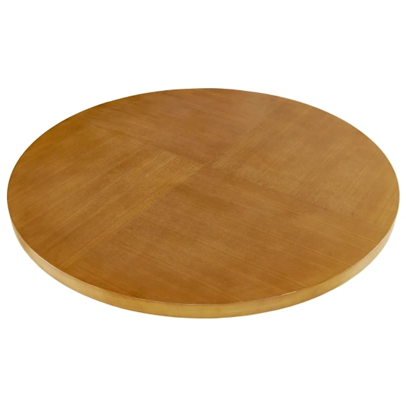 Round Pecan Wood Kenny Dining Table